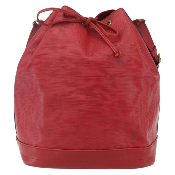 LOUIS VUITTON Epi Noe Shoulder Bag Red M44007 LV Auth ka549