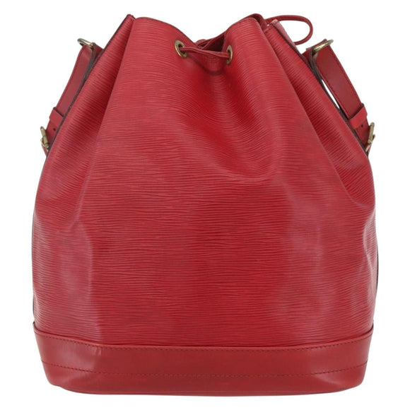 LOUIS VUITTON Epi Noe Shoulder Bag Red M44007 LV Auth ka549