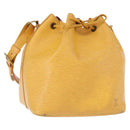 LOUIS VUITTON Epi Petit Noe Shoulder Bag Tassili Yellow M44109 LV Auth ka5491-1