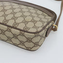 GUCCI GG Supreme Shoulder Bag PVC Leather Beige Gold 007 115 6428 Auth ka5493-10