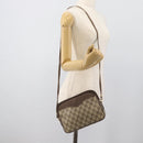 GUCCI GG Supreme Shoulder Bag PVC Leather Beige Gold 007 115 6428 Auth ka5493-20