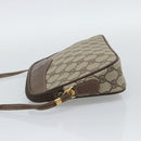 GUCCI GG Supreme Shoulder Bag PVC Leather Beige Gold 007 115 6428 Auth ka5493-4