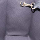 FENDI FENDACE Tote Bag Canvas 2way Black Gold 7VA558 Auth ka5494M-20