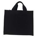 FENDI FENDACE Tote Bag Canvas 2way Black Gold 7VA558 Auth ka5494M-2