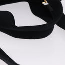 FENDI FENDACE Tote Bag Canvas 2way Black Gold 7VA558 Auth ka5494M-7