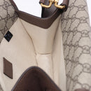 GUCCI GG Supreme Cathead Small Messenger Bag PVC Beige Gold 501050 Auth ka5496M-19