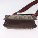 GUCCI GG Supreme Cathead Small Messenger Bag PVC Beige Gold 501050 Auth ka5496M-5