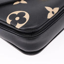 LOUIS VUITTON Monogram Empreinte Pochette Metis MM Black M45773 LV Auth ka5497SAV-9