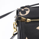 LOUIS VUITTON Monogram Empreinte Pochette Metis MM Black M45773 LV Auth ka5497SAV-19