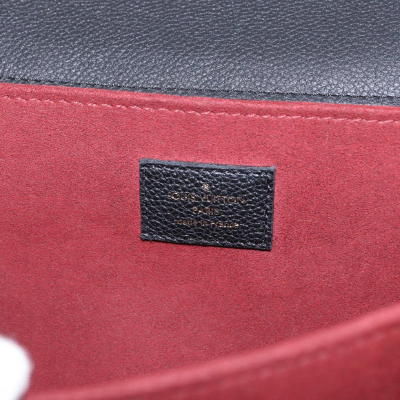 LOUIS VUITTON Monogram Empreinte Pochette Metis MM Black M45773 LV Auth ka5497SAV