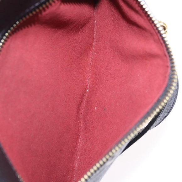 LOUIS VUITTON Monogram Empreinte Pochette Metis MM Black M45773 LV Auth ka5497SAV