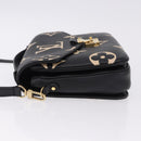 LOUIS VUITTON Monogram Empreinte Pochette Metis MM Black M45773 LV Auth ka5497SAV-4