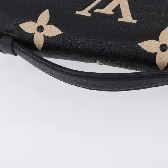 LOUIS VUITTON Monogram Empreinte Pochette Metis MM Black M45773 LV Auth ka5497SAV