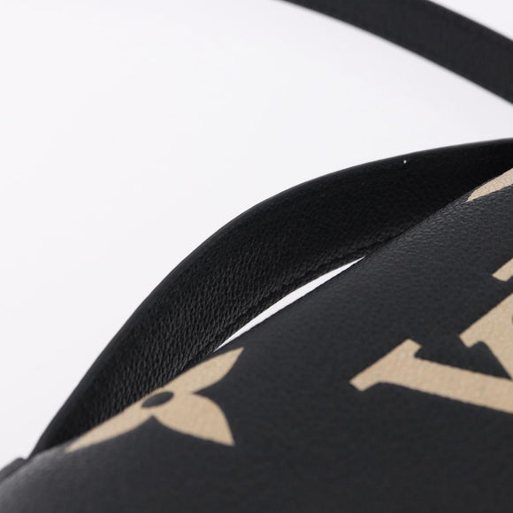 LOUIS VUITTON Monogram Empreinte Pochette Metis MM Black M45773 LV Auth ka5497SAV