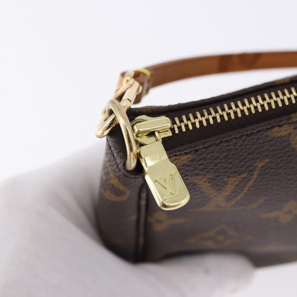 LOUIS VUITTON Monogram Pochette Accessoires Pouch M51980 LV Auth ka5499