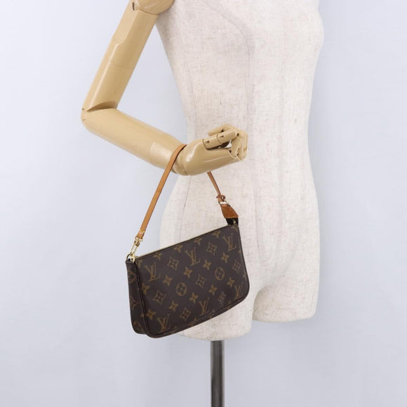 LOUIS VUITTON Monogram Pochette Accessoires Pouch M51980 LV Auth ka5499