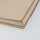 Salvatore Ferragamo Chain Shoulder Bag Leather Pink Gold Auth ka550-12