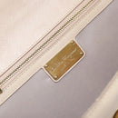 Salvatore Ferragamo Chain Shoulder Bag Leather Pink Gold Auth ka550-16