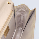 Salvatore Ferragamo Chain Shoulder Bag Leather Pink Gold Auth ka550-18