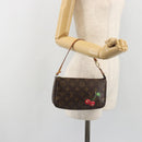 LOUIS VUITTON Monogram Cherry Pochette Accessoires Accessory Pouch M95008 LV Auth ka5500A-20