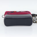 CHANEL Gabrielle de Chanel Matelasse Chain Shoulder Bag Canvas Red Auth ka5504M-5