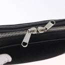 GUCCI GG Supreme Sherry Line Waist Bag PVC Black Silver 474293 Auth ka5506A-14