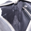 GUCCI GG Supreme Sherry Line Waist Bag PVC Black Silver 474293 Auth ka5506A-19