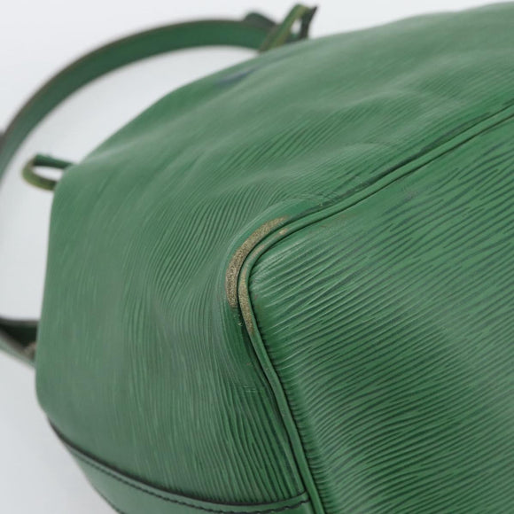 LOUIS VUITTON Epi Petit Noe Shoulder Bag Green M44104 LV Auth ka5509
