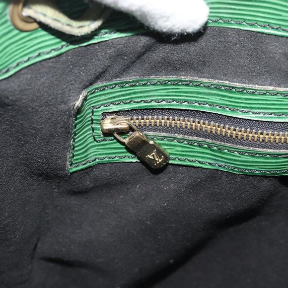 LOUIS VUITTON Epi Petit Noe Shoulder Bag Green M44104 LV Auth ka5509