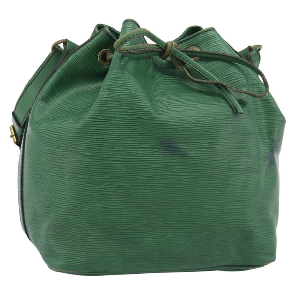 LOUIS VUITTON Epi Petit Noe Shoulder Bag Green M44104 LV Auth ka5509