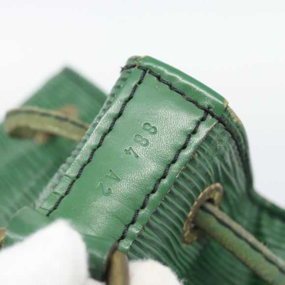 LOUIS VUITTON Epi Petit Noe Shoulder Bag Green M44104 LV Auth ka5509