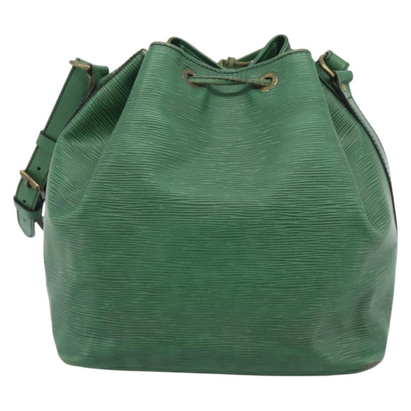 LOUIS VUITTON Epi Petit Noe Shoulder Bag Green M44104 LV Auth ka5509