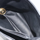 Christian Dior Hand Bag Leather Black Gold Tone Auth ka5510A-22
