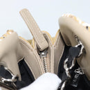 CHANEL Just Mademoiselle Matelasse Chain Shoulder Patent Brown CC Auth ka5511A-23