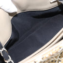 CHANEL Just Mademoiselle Matelasse Chain Shoulder Patent Brown CC Auth ka5511A-25