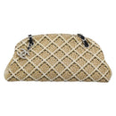 CHANEL Just Mademoiselle Matelasse Chain Shoulder Patent Brown CC Auth ka5511A-13