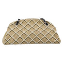 CHANEL Just Mademoiselle Matelasse Chain Shoulder Patent Brown CC Auth ka5511A-2