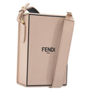 FENDI Shoulder Pouch Leather Pink Gold Tone 8BT339 Auth ka5513A-1