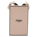 FENDI Shoulder Pouch Leather Pink Gold Tone 8BT339 Auth ka5513A-13