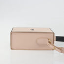 FENDI Shoulder Pouch Leather Pink Gold Tone 8BT339 Auth ka5513A-3