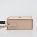 FENDI Shoulder Pouch Leather Pink Gold Tone 8BT339 Auth ka5513A-4