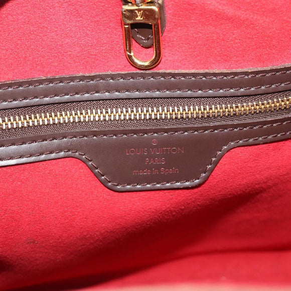 LOUIS VUITTON Damier Ebene Hampstead PM Tote Bag N51205 LV Auth ka5516