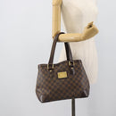 LOUIS VUITTON Damier Ebene Hampstead PM Tote Bag N51205 LV Auth ka5516-21
