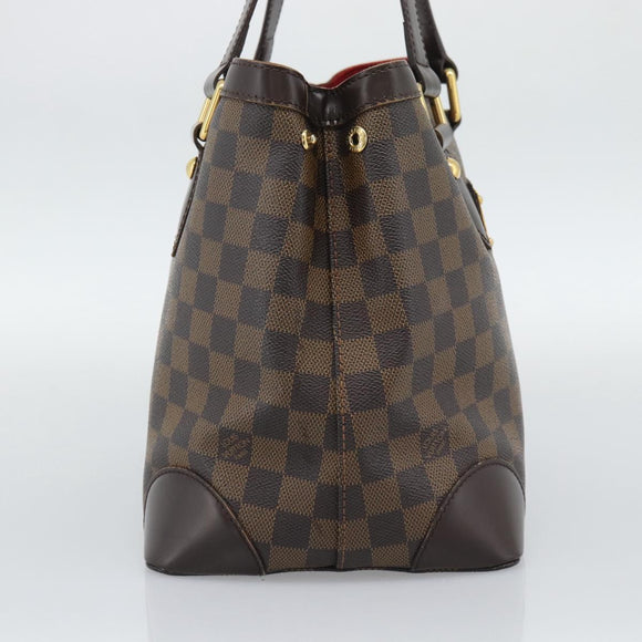 LOUIS VUITTON Damier Ebene Hampstead PM Tote Bag N51205 LV Auth ka5516