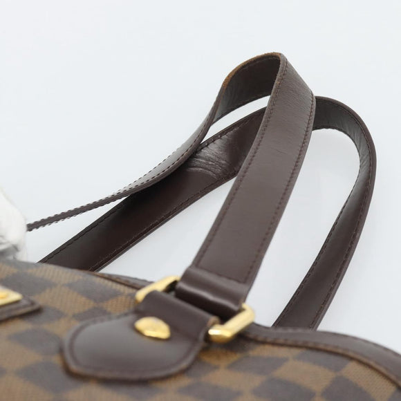 LOUIS VUITTON Damier Ebene Hampstead PM Tote Bag N51205 LV Auth ka5516
