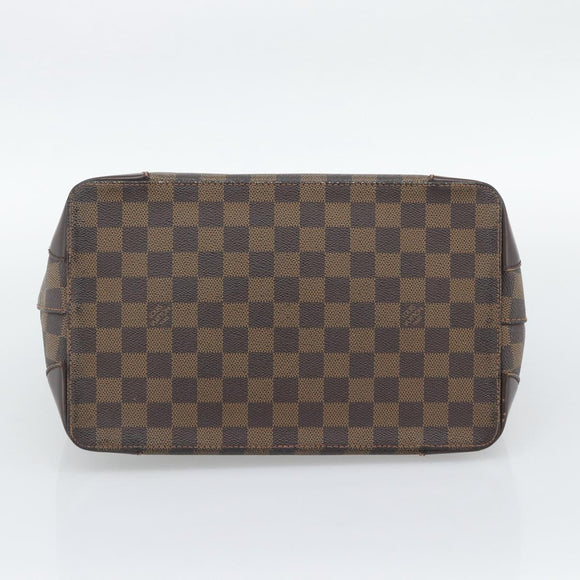 LOUIS VUITTON Damier Ebene Hampstead PM Tote Bag N51205 LV Auth ka5516