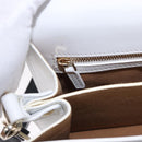 MCM Vicetos Shoulder Bag Leather Brown Gold Tone Auth ka5518A-24