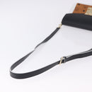 MCM Vicetos Shoulder Bag Leather Brown Gold Tone Auth ka5518A-7