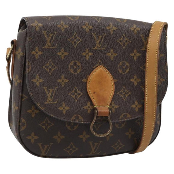 LOUIS VUITTON Monogram Saint Cloud GM Shoulder Bag M51242 LV Auth ka5519