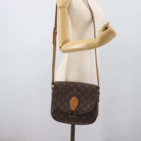 LOUIS VUITTON Monogram Saint Cloud GM Shoulder Bag M51242 LV Auth ka5519